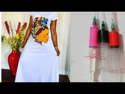 نقش بالالوان على القماش | رسم على الثوب |  new kurti design #na9ch #art #mehndi #نقش  #fashionlove