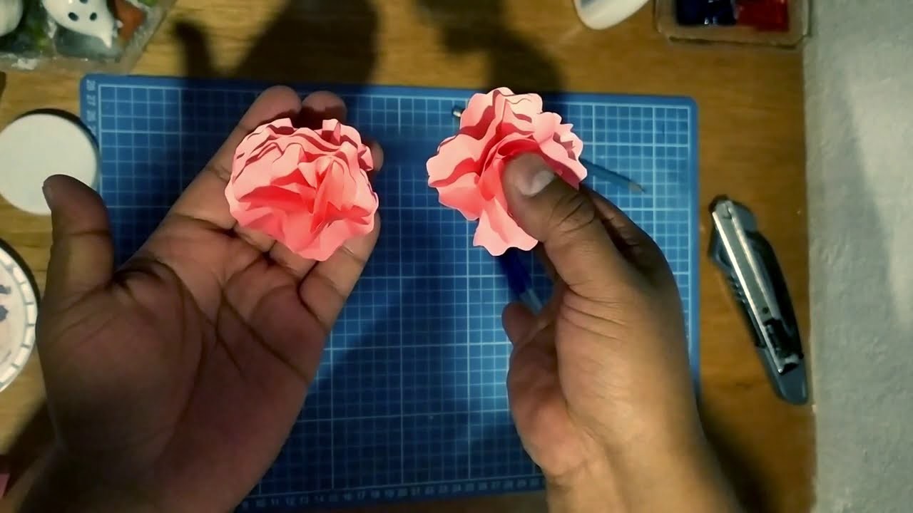 Tarjeta  de regalo con Claveles ????de papel [FÁCILES] Manualidad Regalo para mamá | Flores