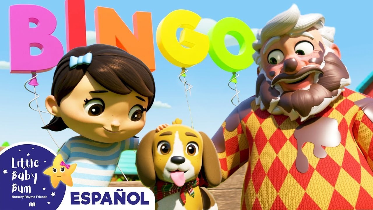 BINGO | Canciones Infantiles | Dibujos Animados | Little Baby Bum Latino