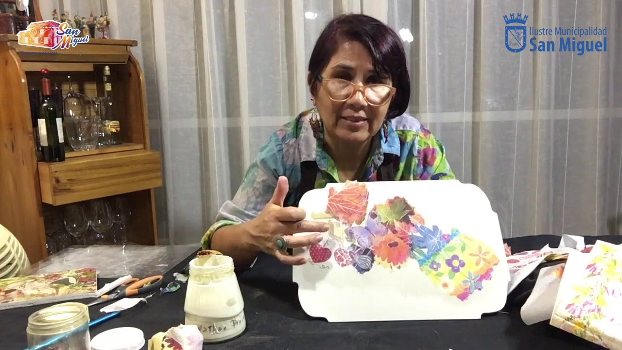 Cápsula Clase 6 Decoupage - Talleres Culturales