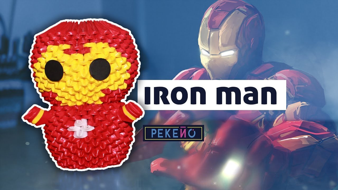 Iron man 3D Origami | Pekeño ♥