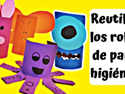 Manualidades con rollo de papel higiénico ???? ????????