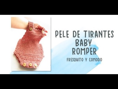 Peto bebe, fácil y Rápido | Baby Romper, easy and fast