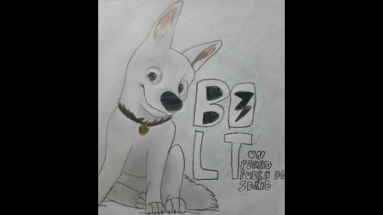 Pintando : Bolt | Un perro fuera de serie.