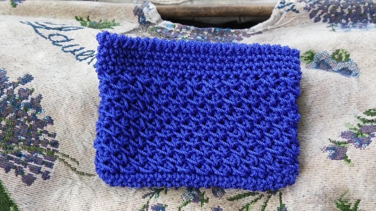 Tutorial Monedero Tejido Día de la Madre Punto Semilla a Crochet