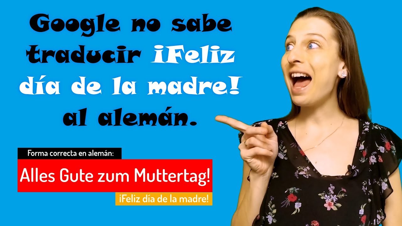 ???????? Aprende a decir ¡Feliz día de la madre! en alemán