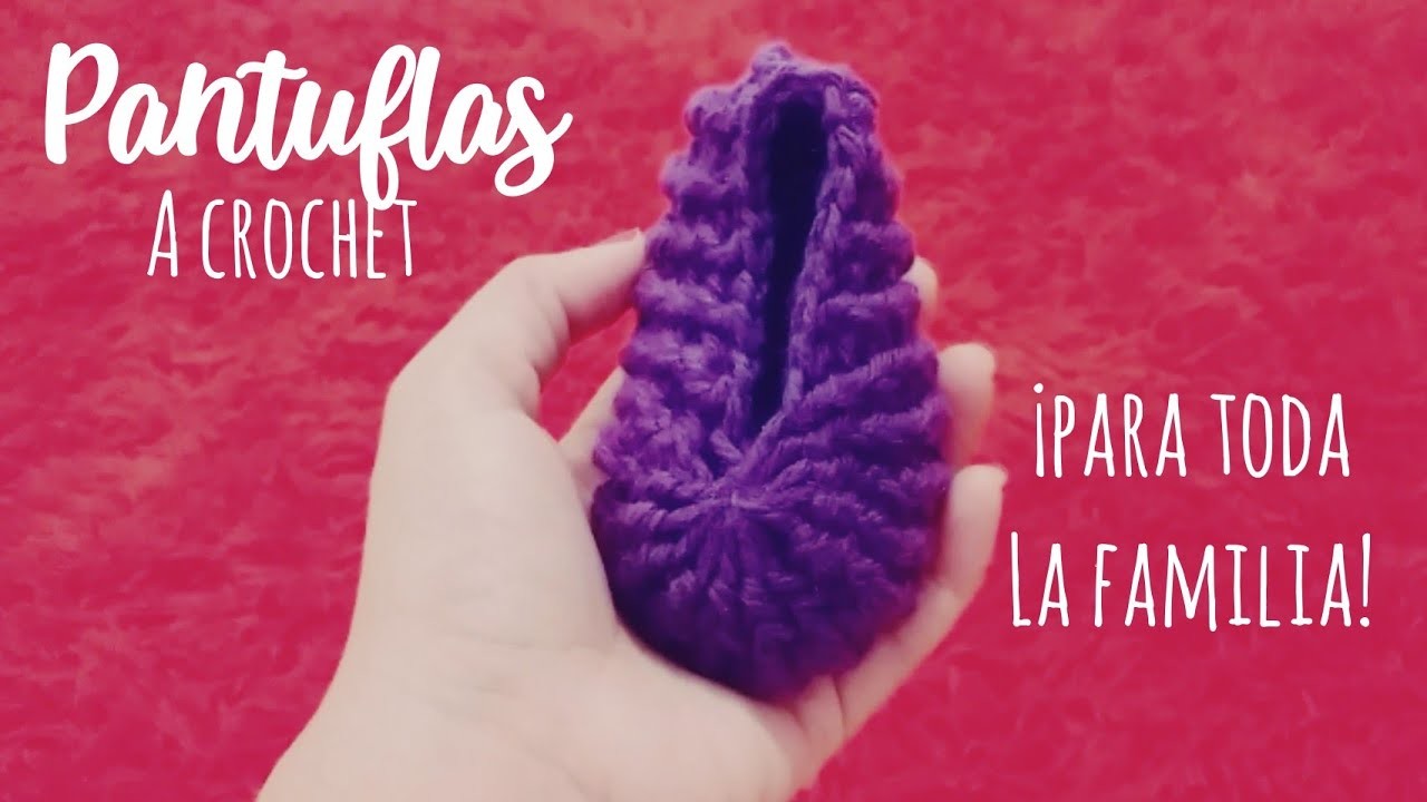 Aprende a tejer | Pantuflas Otoño.Invierno | Tutorial paso a paso