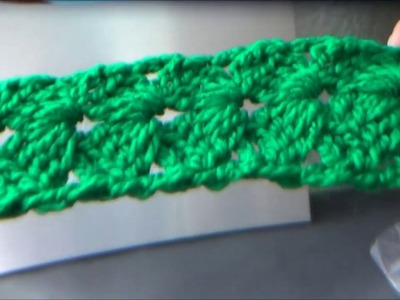 Banda a crochet para hacer diademas, cinturones, etc.