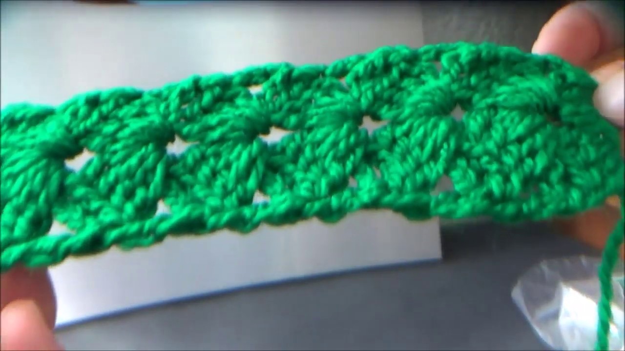 Banda a crochet para hacer diademas, cinturones, etc.