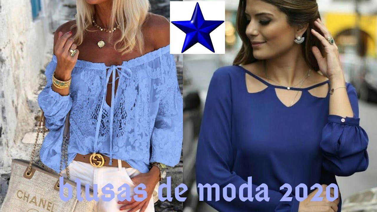 Blusas de Moda 2020 en tendencias blusas bonitas