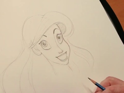 Cómo dibujar a La Sirenita, Ariel.