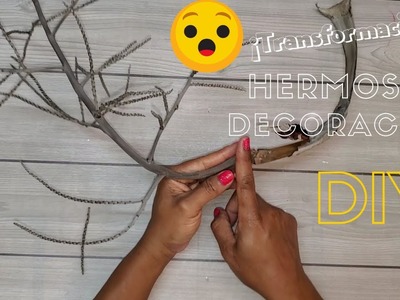 DIY HERMOSA DECORACIÓN PARA EL HOGAR. DIY BEAUTIFULL AND EASY HOME DECORE