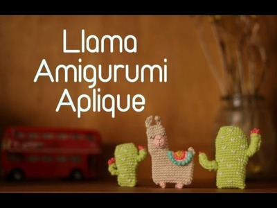 Llama Amigurumi Aplique - paso a paso Crochet