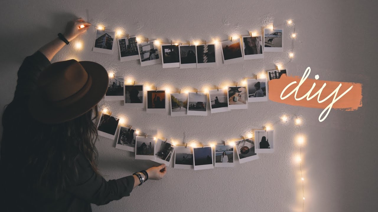 Cómo decorar tu pared estilo Tumblr con fotos