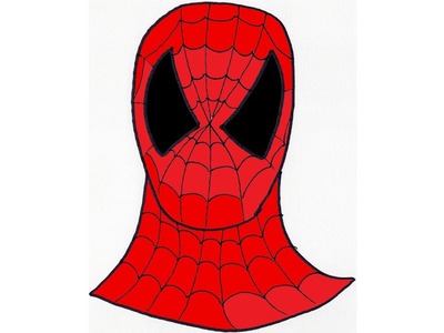 Como dibujar a SPIDERMAN paso a paso y MUY FACIL