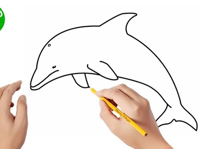 Cómo dibujar un delfín
