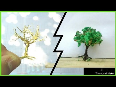 Como hacer árboles para maquetas