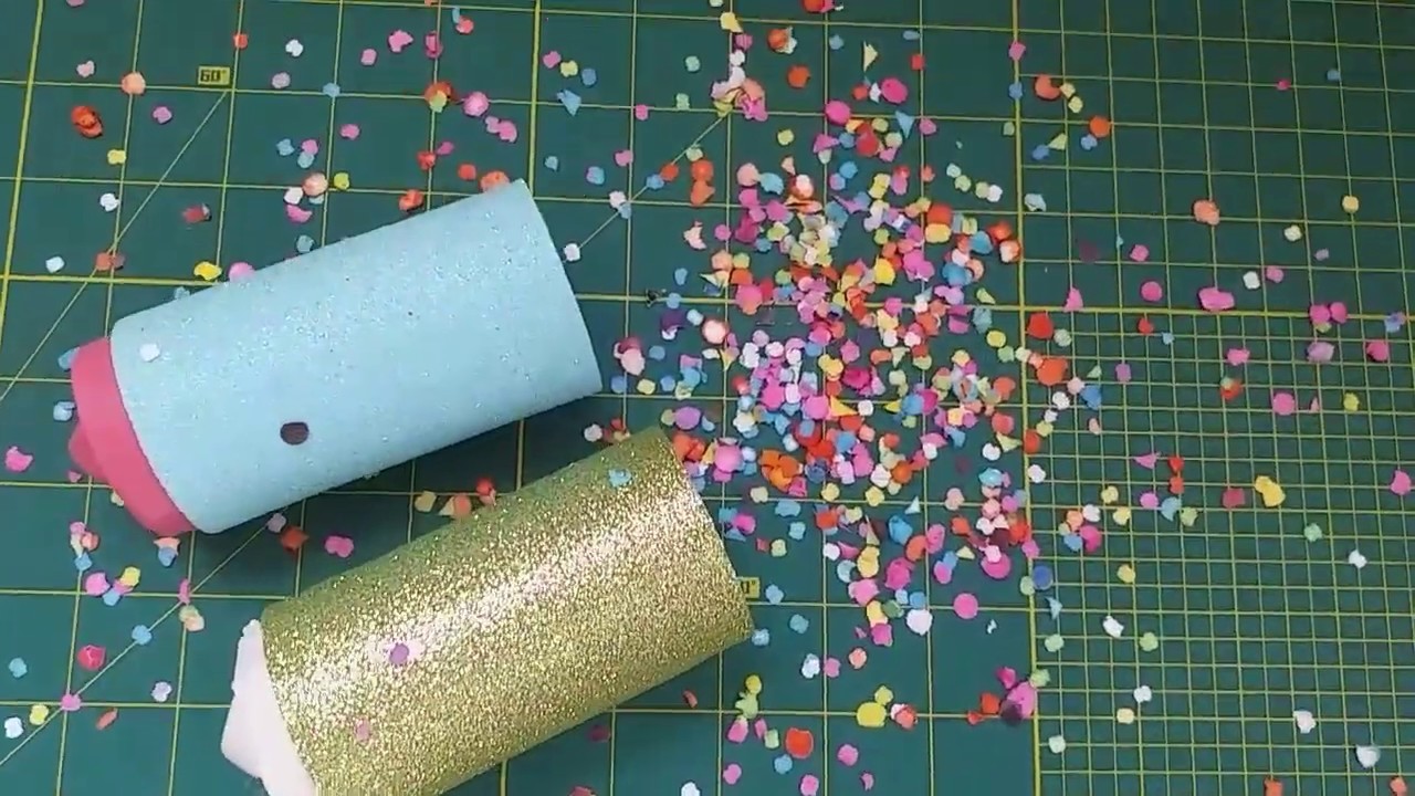 Cómo Hacer un Cañón de Confeti