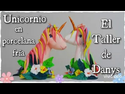 DIY Unicornio en porcelana fría. tutorial de unicornio en porcelana fría. how to make unicornio