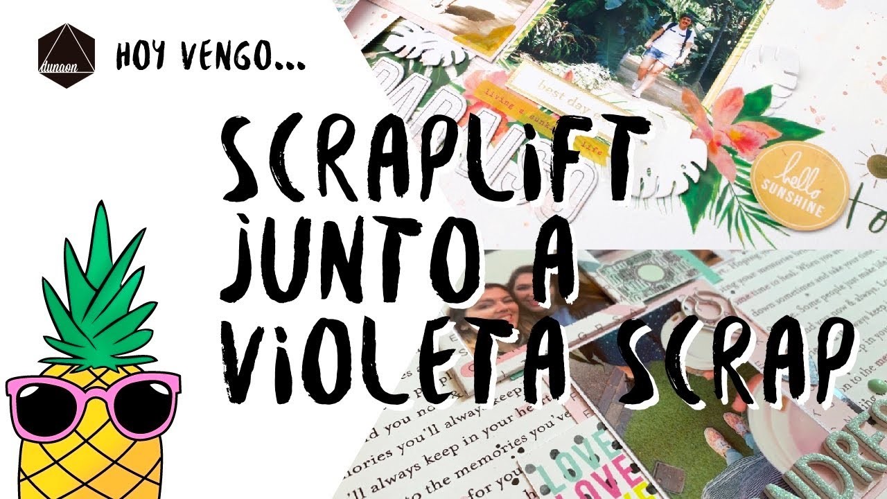 Layout Scrapbooking - Scraplift con Violeta Scrap