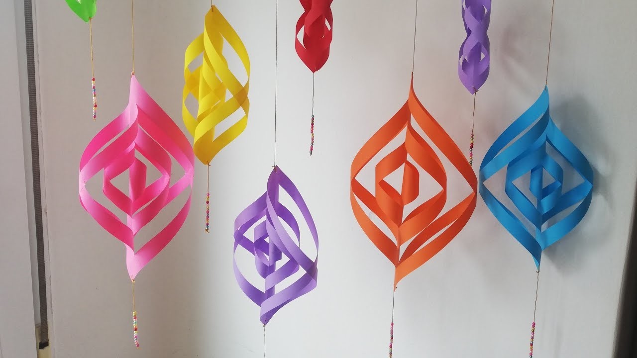 Origami Decoración de papel - Origami kağıt dekorasyon - Origami paper decoracion
