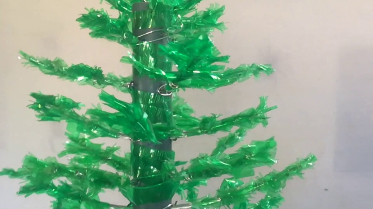 Reciclaje NAVIDEÑO hermoso árbol de Navidad