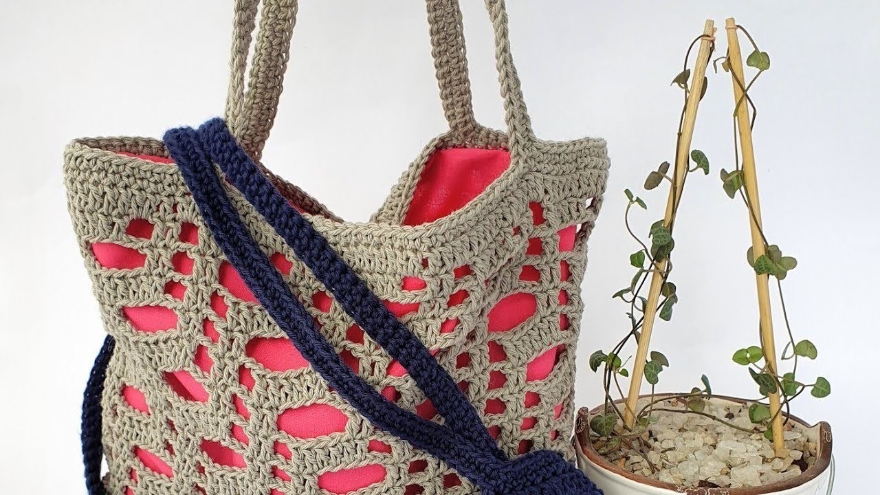 APRENDER A TEJER | tutorial | bolso en Crochet | acabado final | Ganchillo Paso a Paso DIY