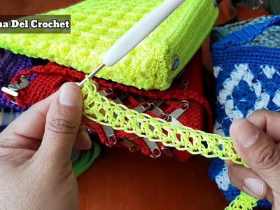 Asa facil y rapida para bolsos tejidos a crochet