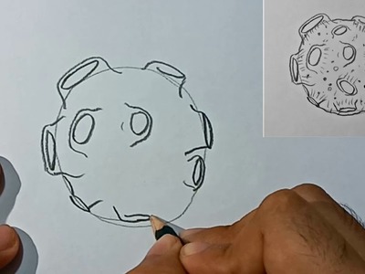 ¿Como dibujar un ASTEROIDE? | How to draw an ASTEROID?