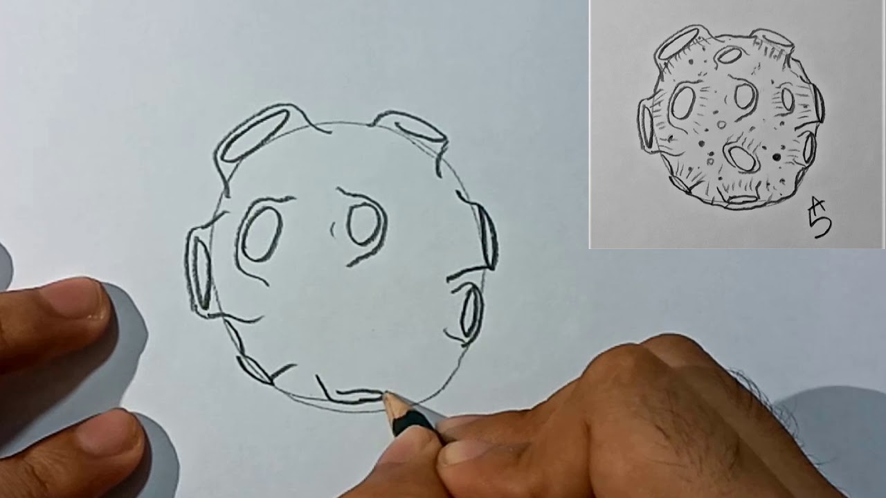 ¿Como dibujar un ASTEROIDE? | How to draw an ASTEROID?