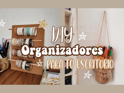 DIY organizadores para tu escritorio || Mont Dreamer