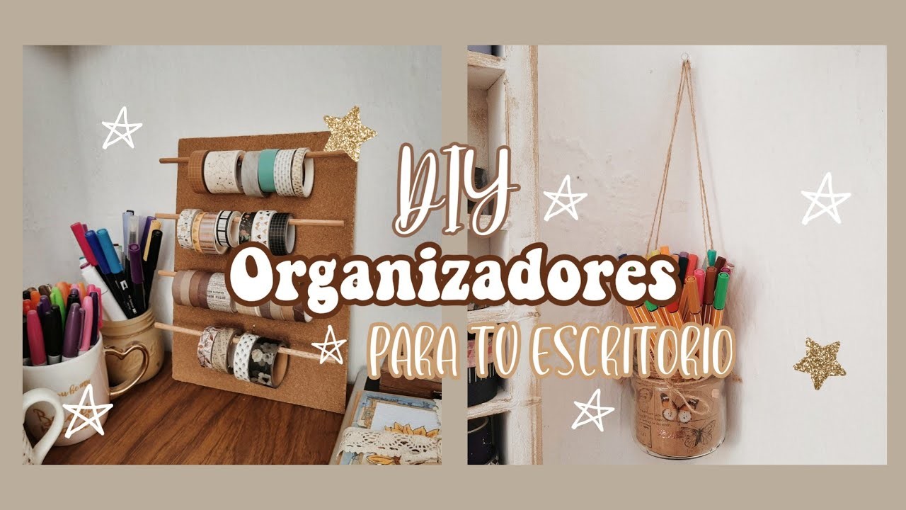 DIY organizadores para tu escritorio || Mont Dreamer