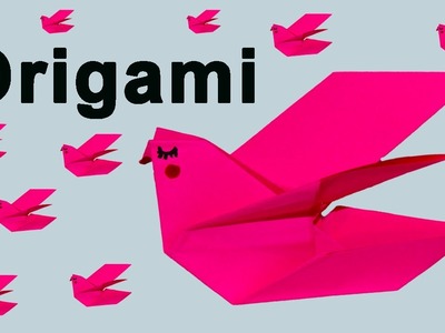 Origami Cómo Hacer Un Pájaro De Papel