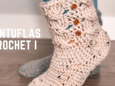 Pantufla | Calcetín a Crochet Parte I