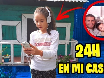 24 HORAS ¡¡EN MI CASITA DE MADERA!! con toda mi familia ????