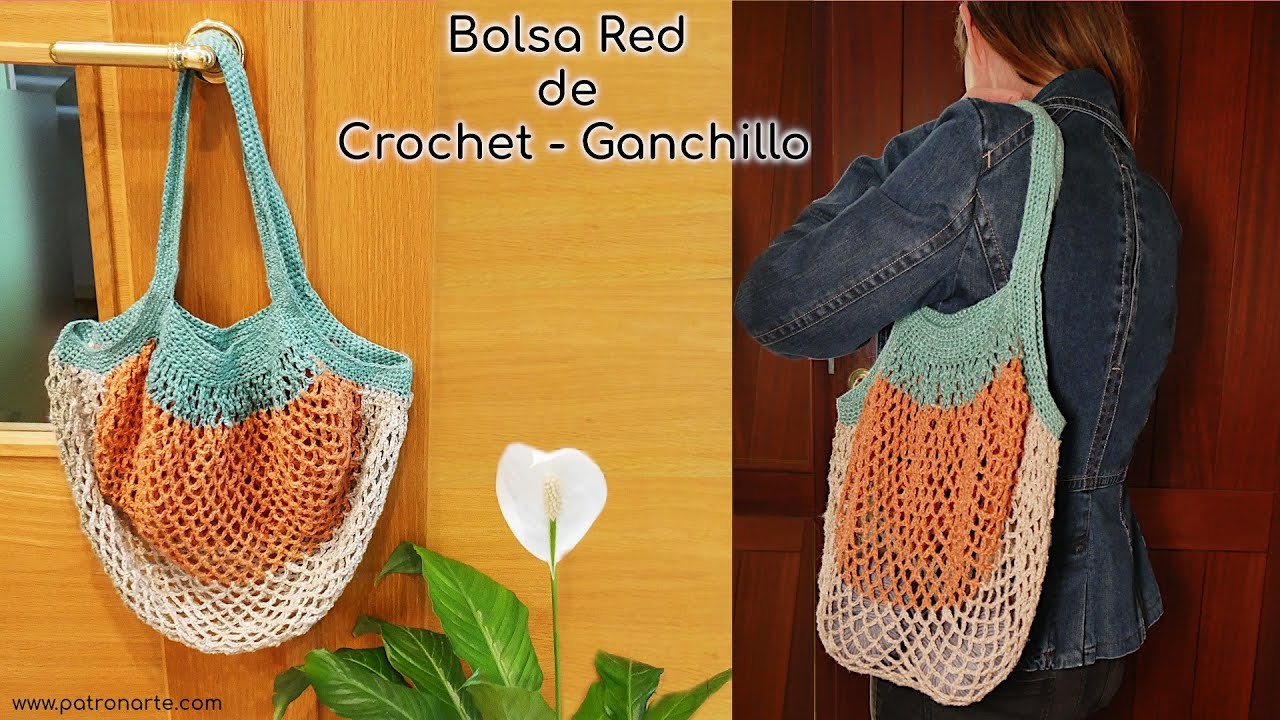 Bolsa Red de Crochet - Ganchillo Paso a Paso | Bolsa Malla de Crochet - Ganchillo #crochet