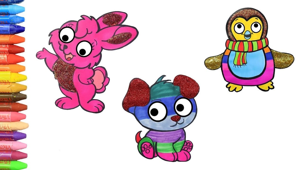 Cómo Dibujar y Colorear Animales | Dibujos Para Niños con MiMi ???? | Aprender Colores ????