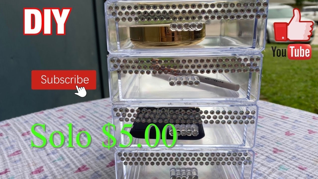 DIY Acrílico Para Guardar Tu Maquillaje ???? Súper Fácil Y Económico
