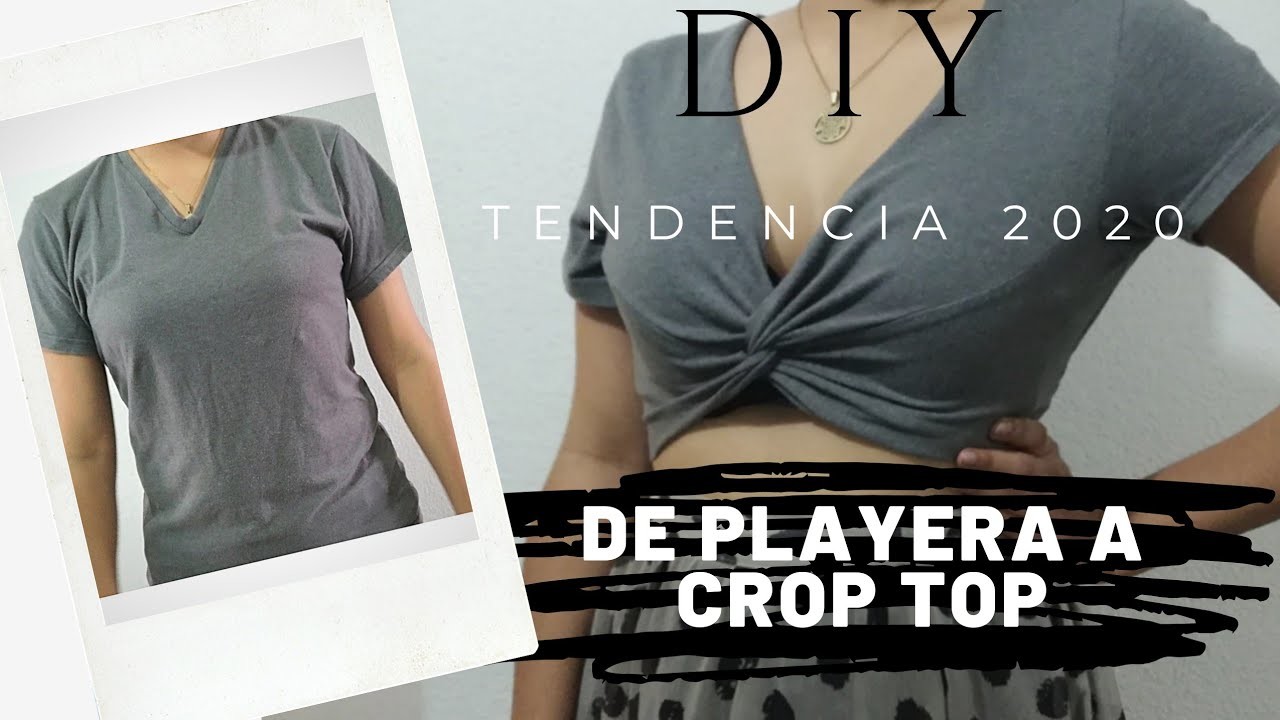 DIY | Transformando playera en CROP TOP de temporada (Rediseñando mi armario) Cap. 2