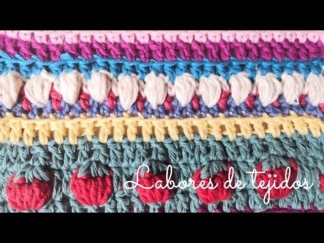 Manta a ganchillo. Clase 12