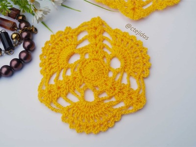 ???? TUTORIAL Motivo Flor de Cañaguate a Crochet