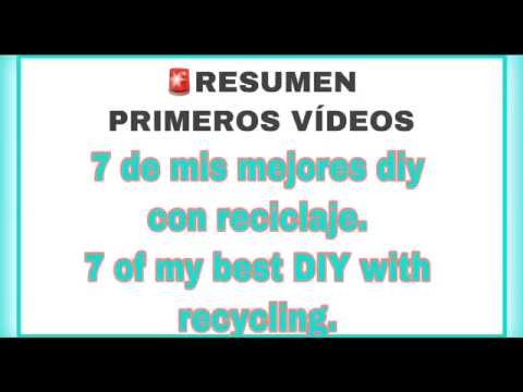 7 manualidades con reciclaje.DOLLAR TREE DIY AND RECYCLING.resumen
