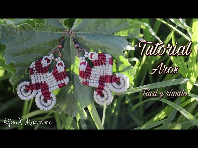 BijouX Macrame - Tutorial n#7 Aros fácil | DIY easy earring