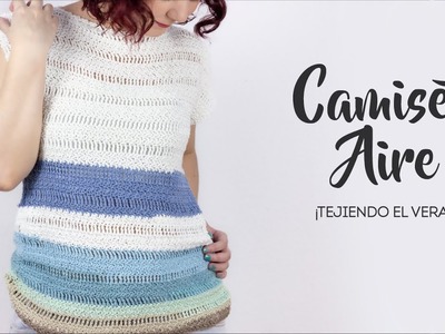 Camiseta a crochet patrón gratis - ¡Ideal principiantes!