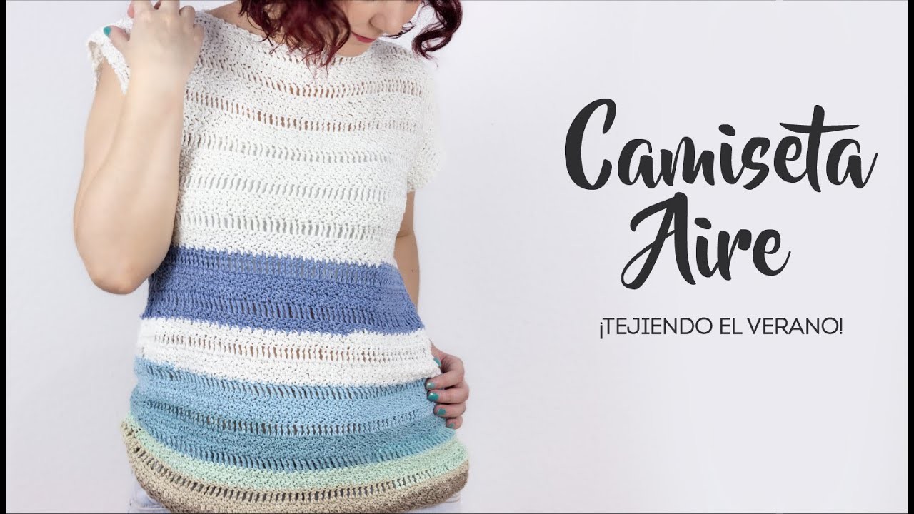 Camiseta a crochet patrón gratis - ¡Ideal principiantes!