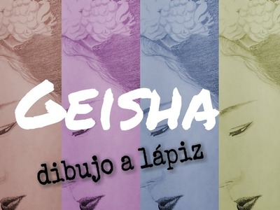 Como Dibujar a Lápiz una Geisha Fácil - Timelapse - Artistoc