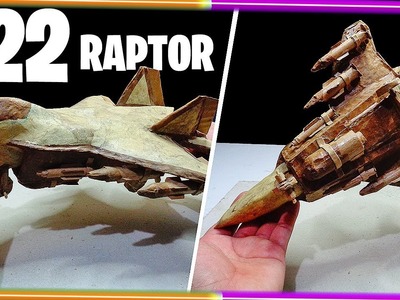 Cómo hacer al F22 RAPTOR. avión de guerra de EEUU con cartón DIY