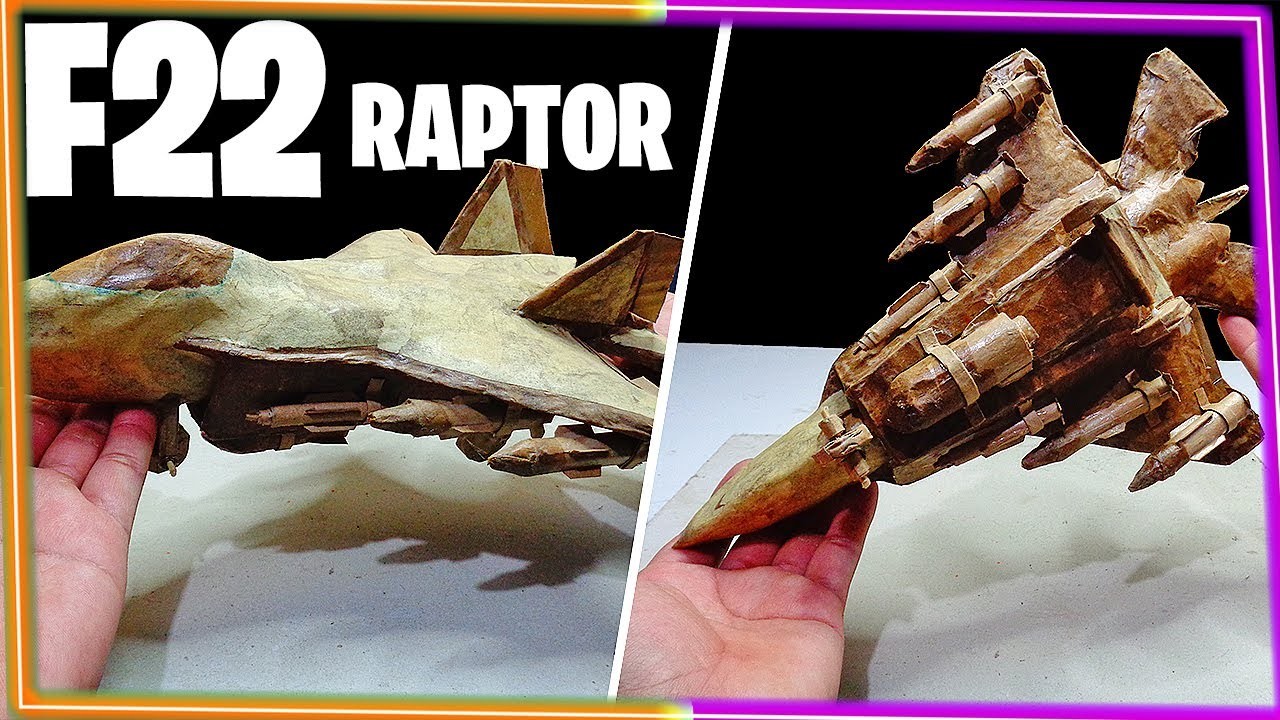Cómo hacer al F22 RAPTOR. avión de guerra de EEUU con cartón DIY