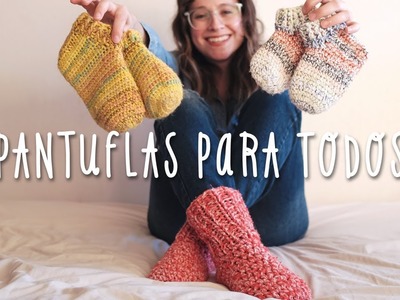 Como tejer pantuflas a crochet, ¡adapta a todas las tallas y escoge el mejor material!