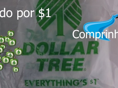 COMPRINHAS NA LOJA DO DOLLAR TREE NA QUARENTENA | MATERIAL DE ARTESANATO | DANI TUTORIALS